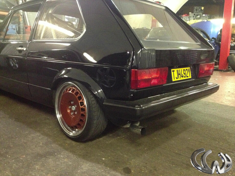 Rear corner